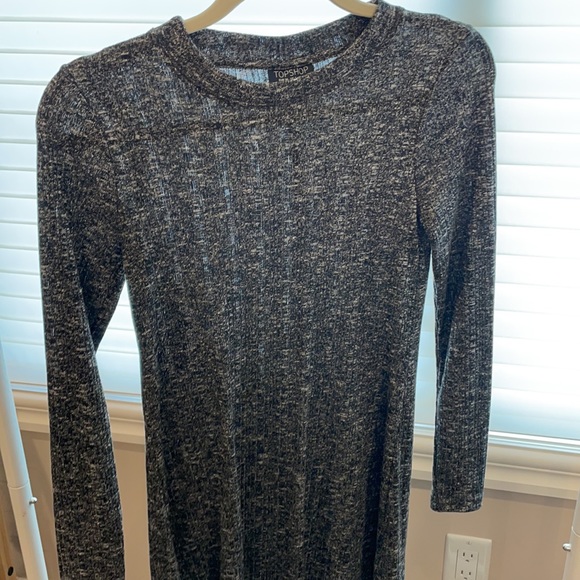 Top shop dress Heather Grey long sleeved - Picture 4 of 4